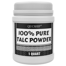 Qucship Ultra-Pure, Fine Talc Powder, Odorless  Sweat-Removing Talcum Powder
