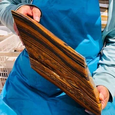 5540g Rare Natural Beautiful Tiger Eye Mineral Crystal Specimen Healing 1025