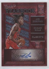 2021-22 Donruss Elite Rookie Yearbook Auto Ayo Dosunmu #RY-ADO Auto 12ih