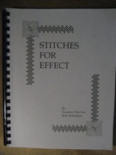 STITCHES FOR EFFECT By Suzanne Howren And Beth Robertson Excellent Condition 