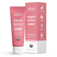 Organic Nipple Butter for Breastfeeding Mothers  Lanolin Free Nipple Cream, Saf