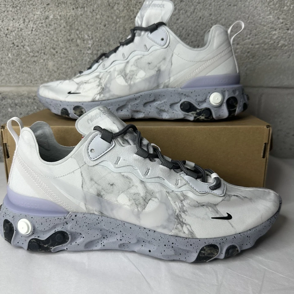 Nike React Element 55 x Kendrick Lamar Wolf Grey CJ3312-001 MEN'S Sz 10.5 - Image 2 of 4
