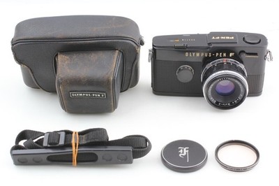 Near MINT w/ Case ] OLYMPUS PEN FT Film Camera Half Frame 38mm f