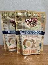 2 Barlean's Flax Chia Coconut Blend 12 oz 340 g Organic Raw Vegan *Note Date*