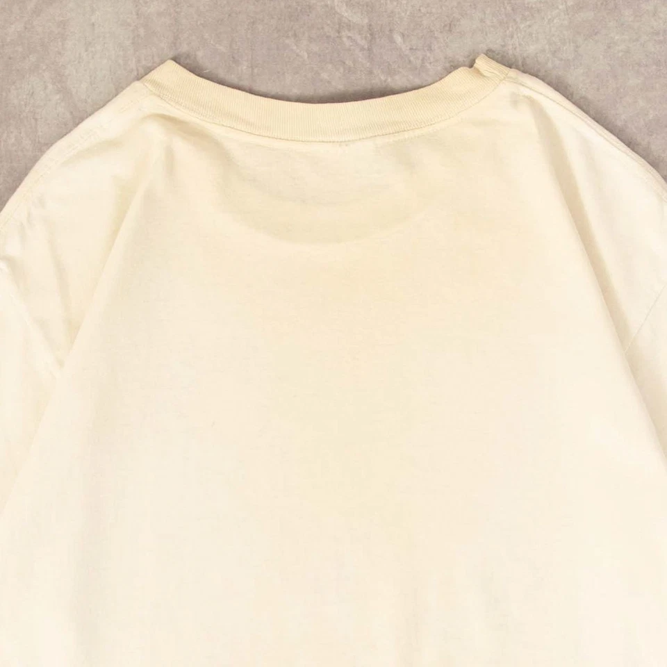 Camiseta gráfica Anvil Vintage Años 90 Just Maui'd Puntada Única M Para Mujer Crema Foto 3 de 4