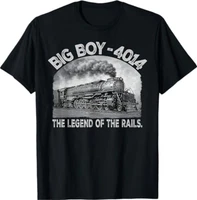 Big Boy 4014 Steam Engine Locomotive Train Vintage Railroad T-Shirt