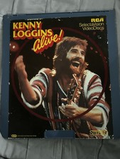 Kenny Loggins Alive-RCA SELECTAVISION VIDEO DISC 12120 CED USED UNTESTED 1982
