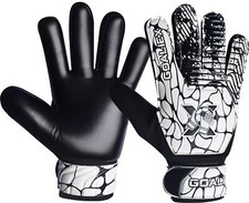 Soccer Goalie Gloves Football Goalkeeper Gloves for 5 to 6 Years Kids Boys