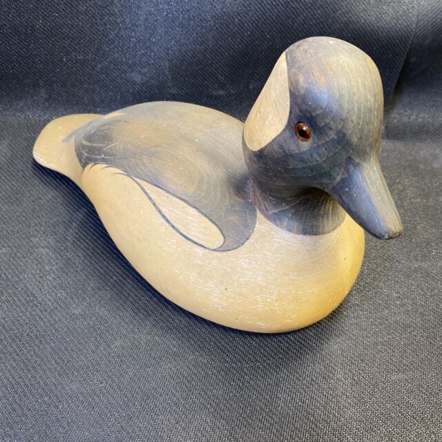 Vintage wooden decoy Duck # 1/90￼ Hearthstone Woodcrafts￼ Auto Nelson Anderson￼