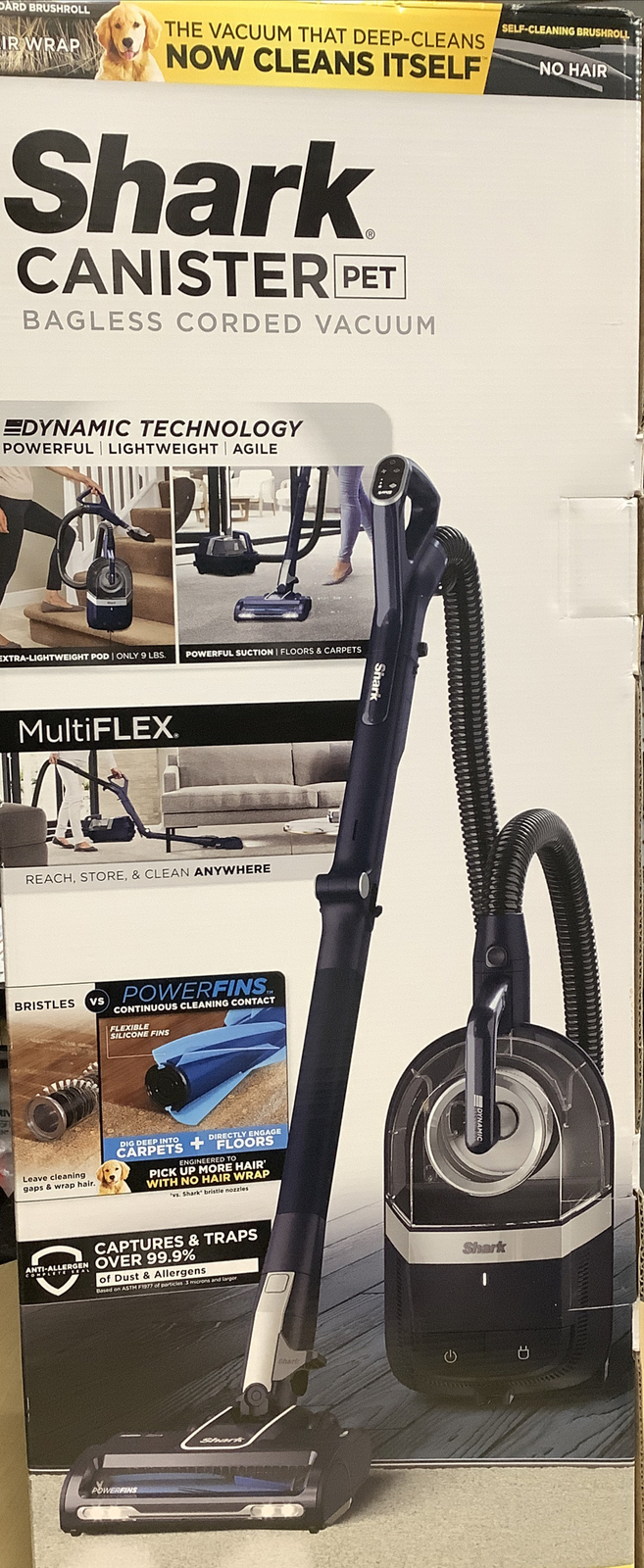 Shark CZ351 890W Bagless Canister Vacuum 622356576154 eBay