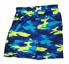 Ocean Pacific Blue Camo Camouflage Swim Swimming Short Trunks 3T NEW