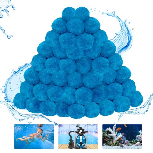 4 lbs Eco-Friendly Pool Filter Balls Efficient Sand Alternative Reusable