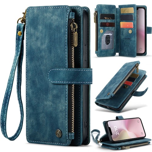 CaseMe Multi-card Slot Zipper High-end Leather Wallet Phone Case Wrist rope - Picture 26 of 28