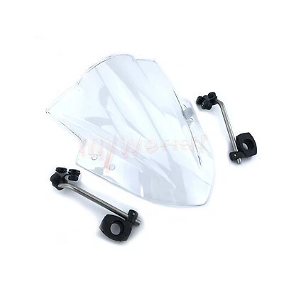 Deflector de vidrio delantero parabrisas apto para Yamaha FZ1 FZ6 FZ8 FZ8N XJ6 Foto 3 de 4