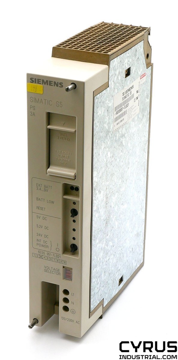 Siemens 6ES5951-7LB21 SIMATIC S5, Power supply 951 for S5-115U/H