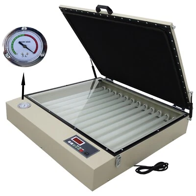 BANFLUXION Commercial Silk Screen Precise Printing 24" X 28" UV Vacuum Exposure Unit 110V