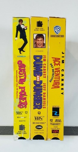 Vintage 90's Goofball Comedy Movie Night VHS Lot - Jim Carrey Mike Myers TESTED - Picture 5 of 5