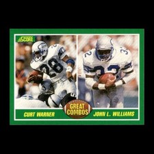 Curt Warner 1989 Score Seattle Seahawks #278 R329P 42