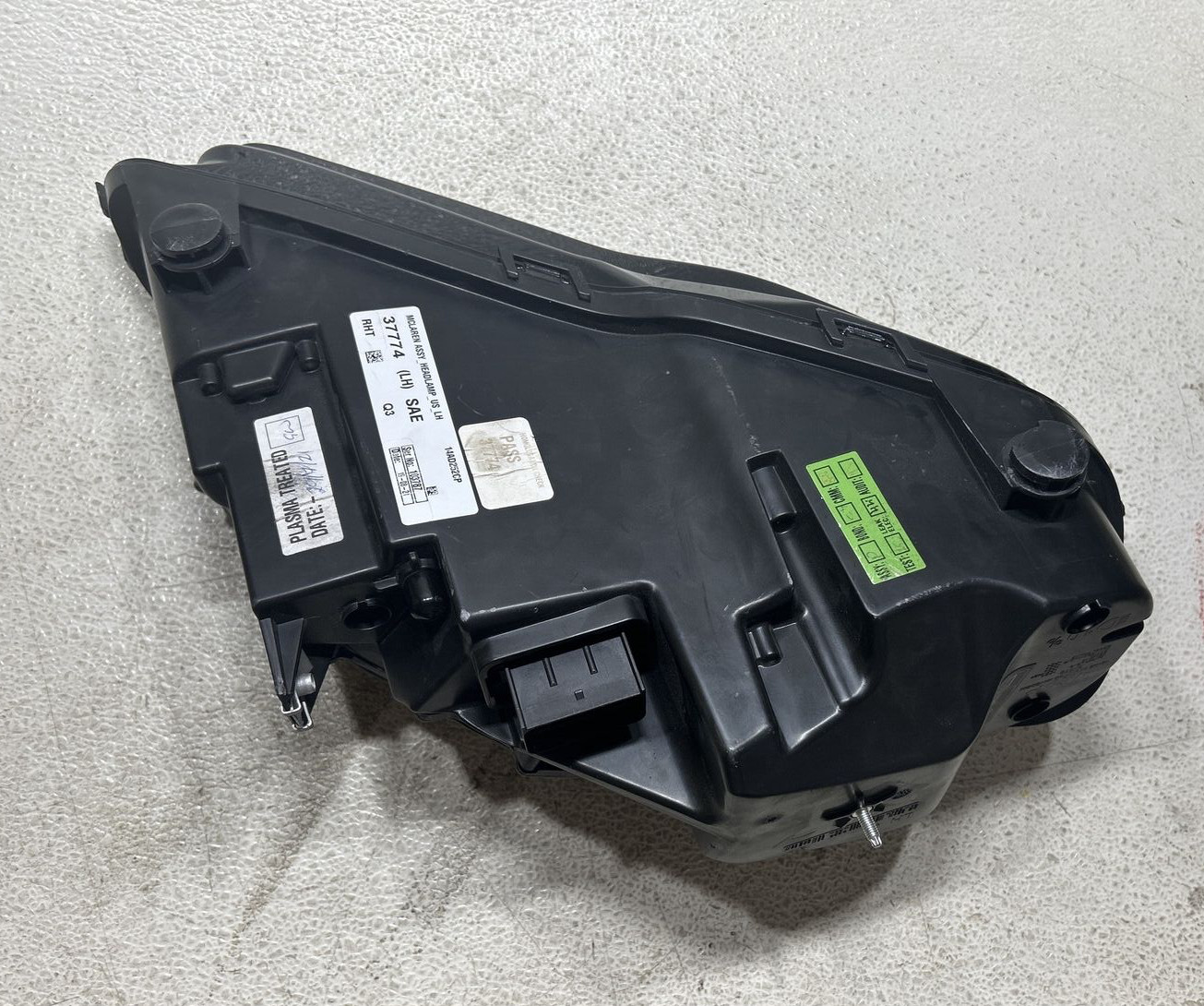 2023 McLaren Artura LH Headlight USED 14AD252CP