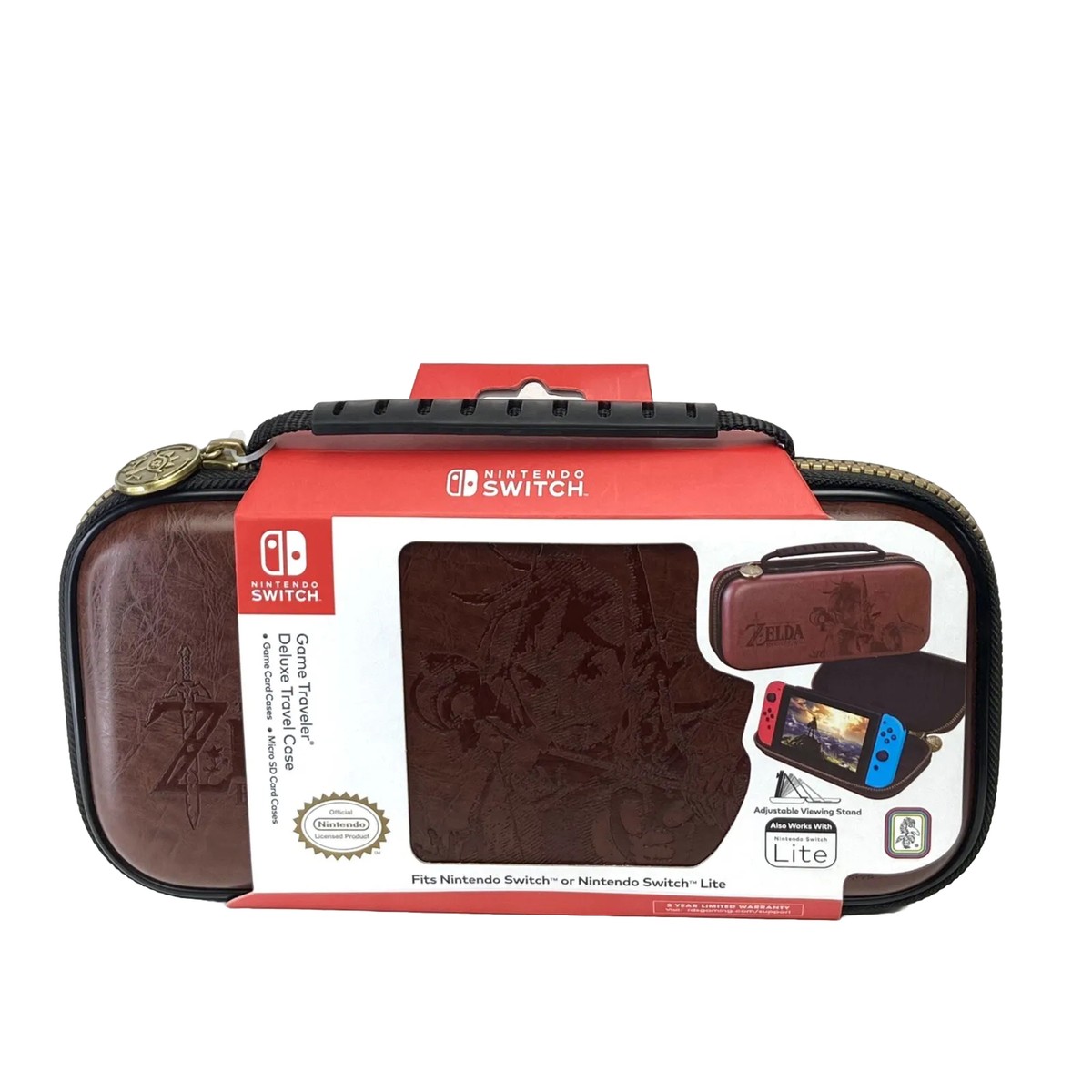 Nintendo Switch Deluxe Leather Travel Case- Legends of Zelda