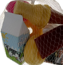 Kitchen Pretend Play Set Milk Donuts Ice Cream Cones CandyBar 8pc Toy Plastic 3 