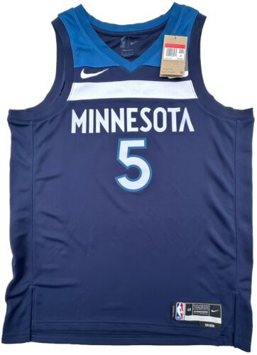 ANTHONY EDWARDS #5 SIGNED NIKE TIMBERWOLVES SWINGMAN BASKETBALL JERSEY PSA/DNA - Picture 4 of 5