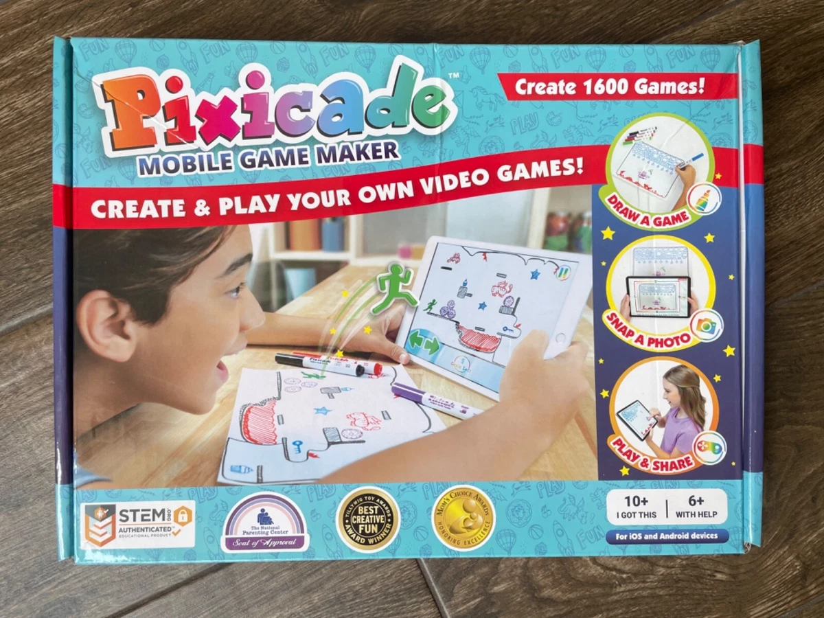 Pixicade Video Game Maker, STEM Kit to Create & Play Your Own Video Games