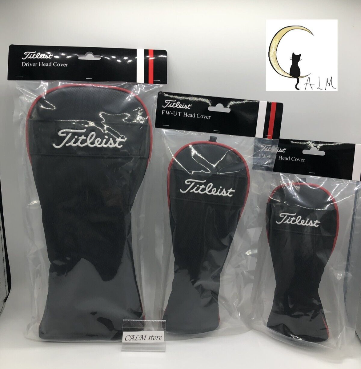 Titleist Golf Headcover x3 Classic JE DR FW HB Set TA23PCJEHC