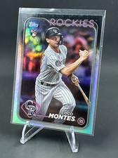 2024 Topps Series 1 Coco Montes Rockies Base Rainbow Foil Parallel RC #92