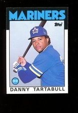 1986 Topps Traded #108T Danny Tartabull Seattle Mariners QTY
