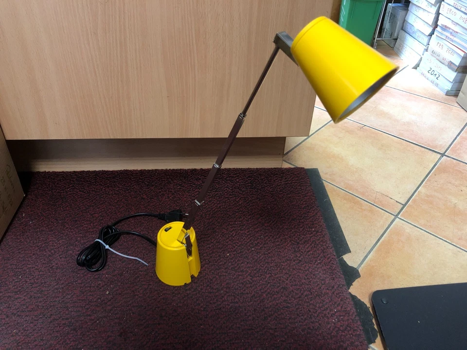 RR-Leuchten LAMPETTE Halogen GELB Designklassiker 60er Reiseleuchte NEU - Bild 2 von 4