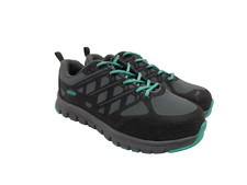 AGGRESSOR Women's Steel Toe Steel Plate Safety Work Shoes 1501 Grey/Black 9.5M