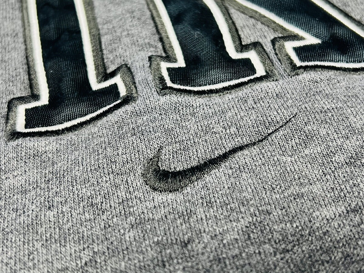 NIKE Vintage Center Swoosh Hoodie Men's XL Gray Tag Y2K NIKE Vintage Center Swoosh Hoodie Men's XL Gray Tag Y2K