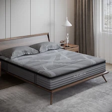 12" Colchones King Size 12 Pulgadas Espuma Memory Foam Innerspring Mattress NEW