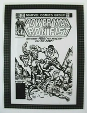 Original Production Art POWER MAN & IRON FIST #97 cover, ERNIE CHAN art