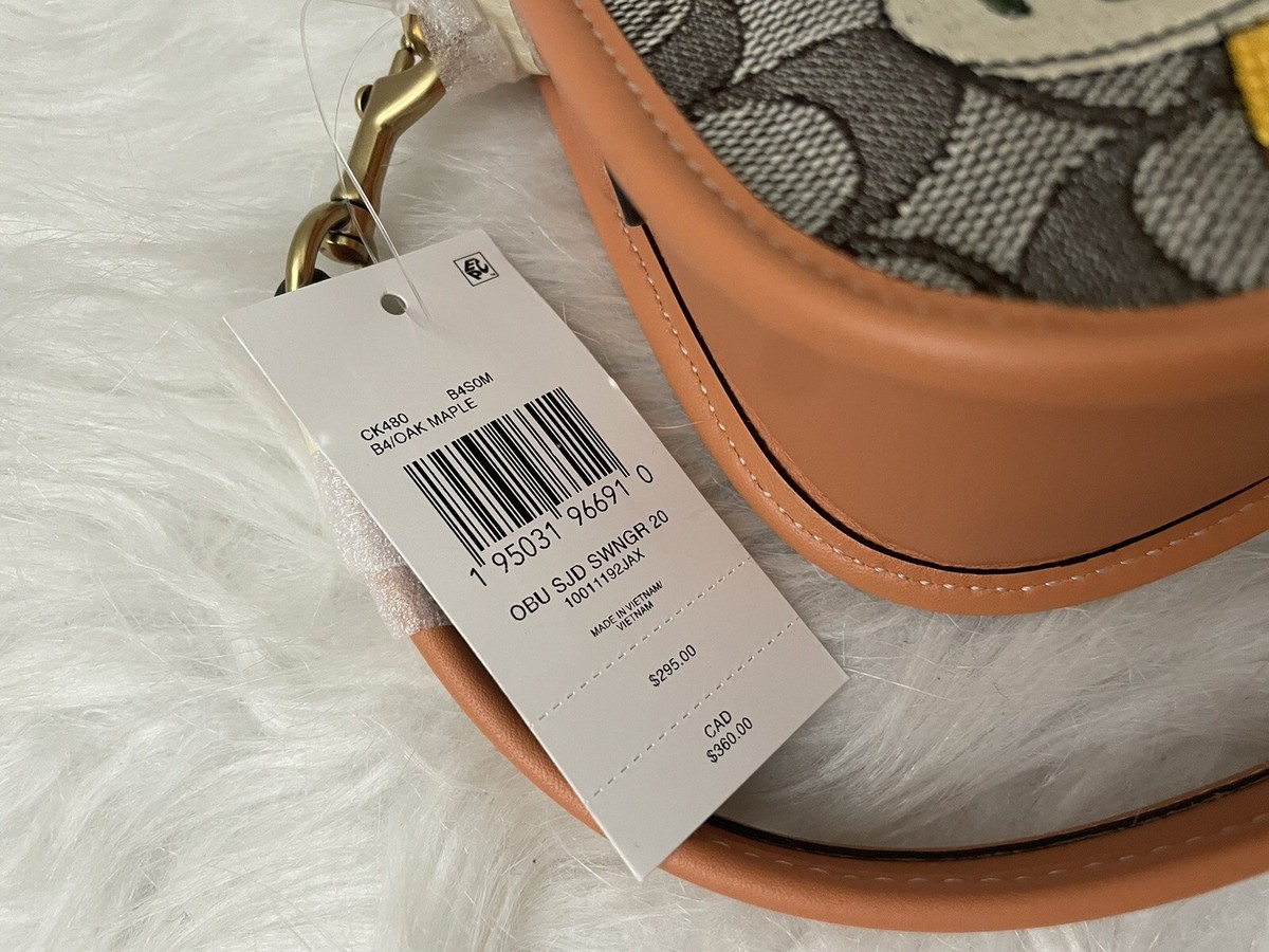 ★Coach★ COACH X PEANUTS SWINGER BACK 20 IN CANVAS CBO82 B4 Coach X Peanuts | COACH® Outlet