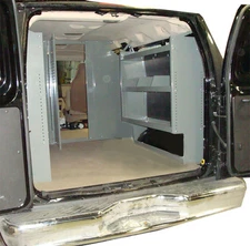 One Van Shelving Unit - Space Saver Full Size Ford, GMC, Chevy 38Lx44Hx13D