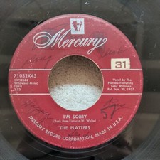 I'm Sorry He's Mine 45 RPM The Platters Mercury 71032 R2