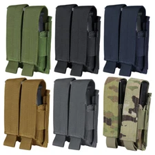 Condor Outdoor Tactical Double Airsoft Pistol Mag MOLLE Magazine Pouch MA23