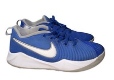 Nike Team Hustle Youth Basketball Shoes Size 6.5Y Quick Lace Up AT5298-400