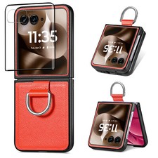 For Motorola Razr Ultra 2025/Razr Ring Holder Case Shockproof Screen Protector