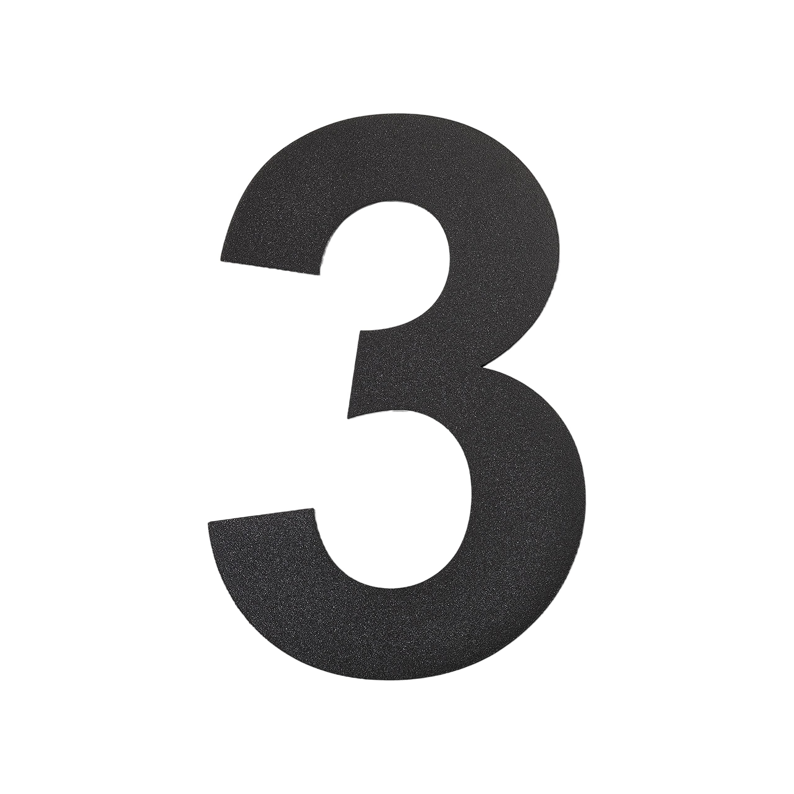 nanlyiau Numeri civici Nero Numero Numero di acciaio Numero civico (p9h)