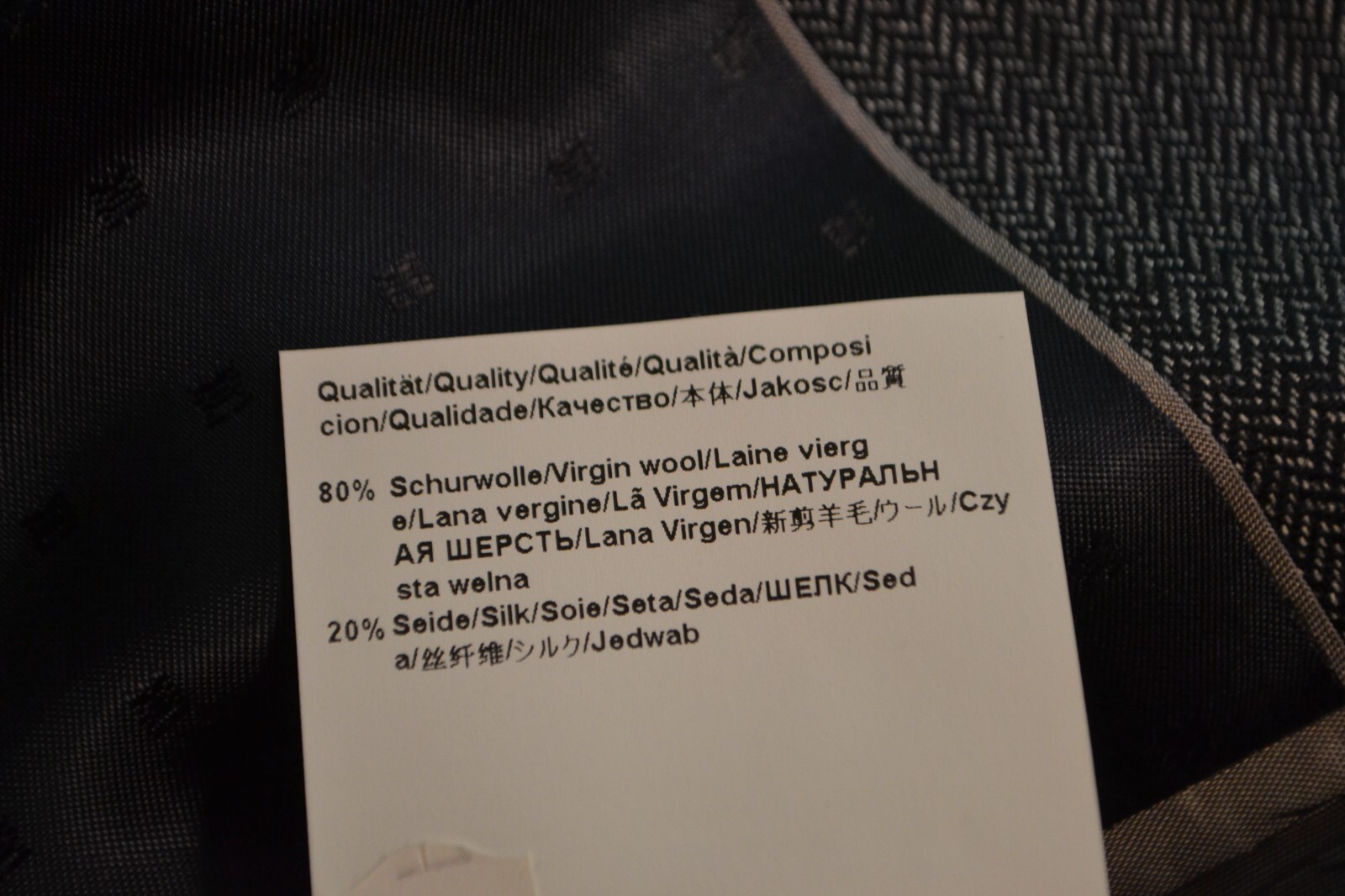 Hugo Boss Men Charcoal HerringboneWool Silk 3 Front Button Sports Coat Sz 40R thumbnail 14