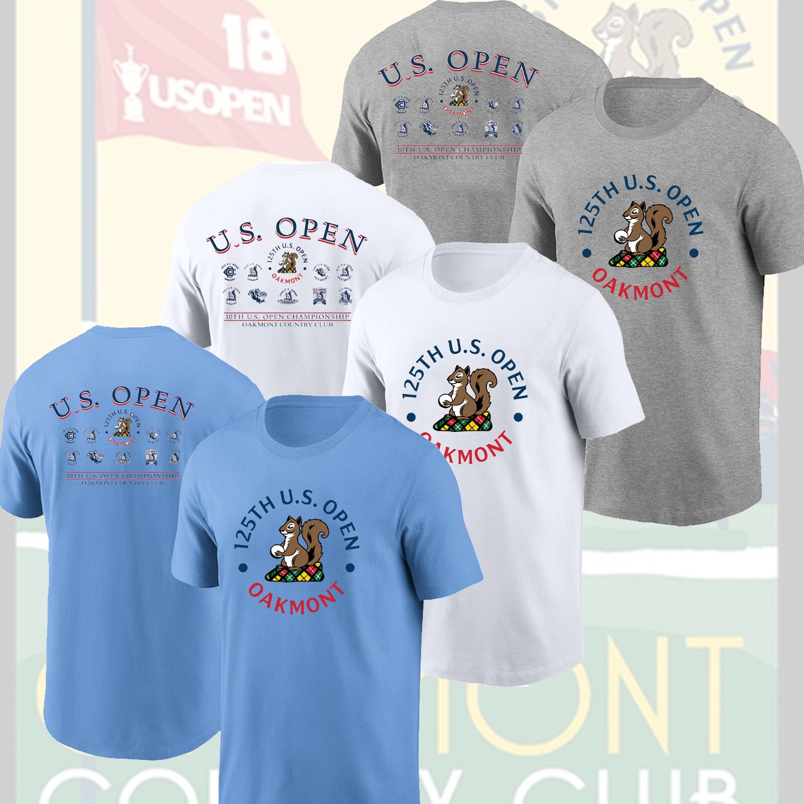 US Open 2025 at Oakmont Country Club Free Fan Shipping