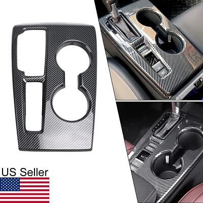Carbon Fiber Pattern Gear Panel Cover Shift Trim For 2022-2023 Honda Civic 11th
