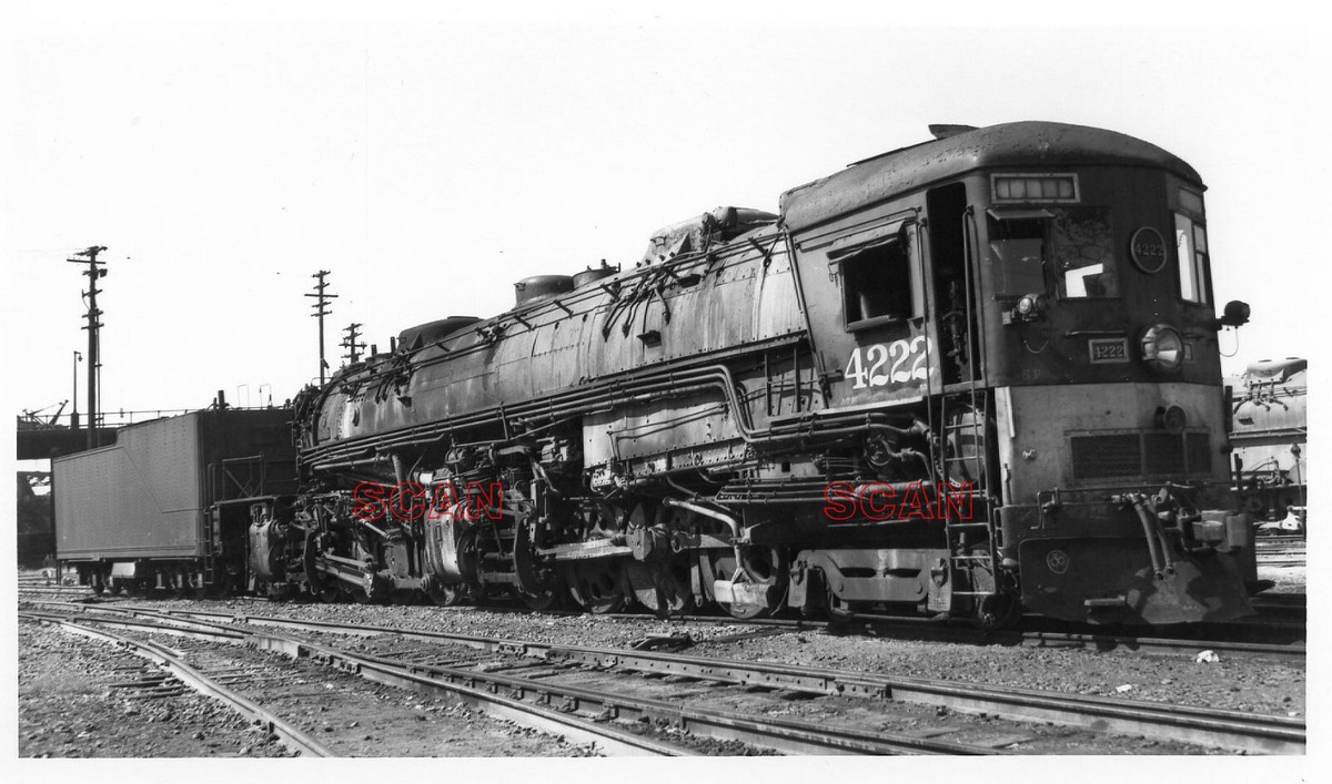 4EE493 RP SOUTHERN PACIFIC RAILROAD 4-8-8-2 LOCO #4222 | eBay