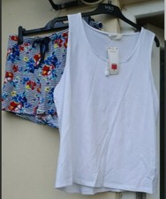 Marks And Spencer Womens Floral Pyjama Shorts Set UK 18