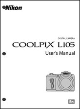 Nikon CoolPix L105 Digital Camera User Guide Instruction Manual