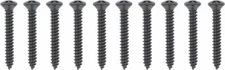 OER 10 Piece Dash Instrument Bezel Screw Set For 1973-1987 Chevy and GMC Truck
