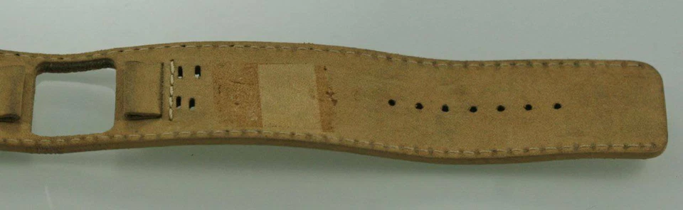 Correa de reloj de repuesto de cuero marrón plateado inoxidable para mujer Fossil 26 mm Foto 4 de 4